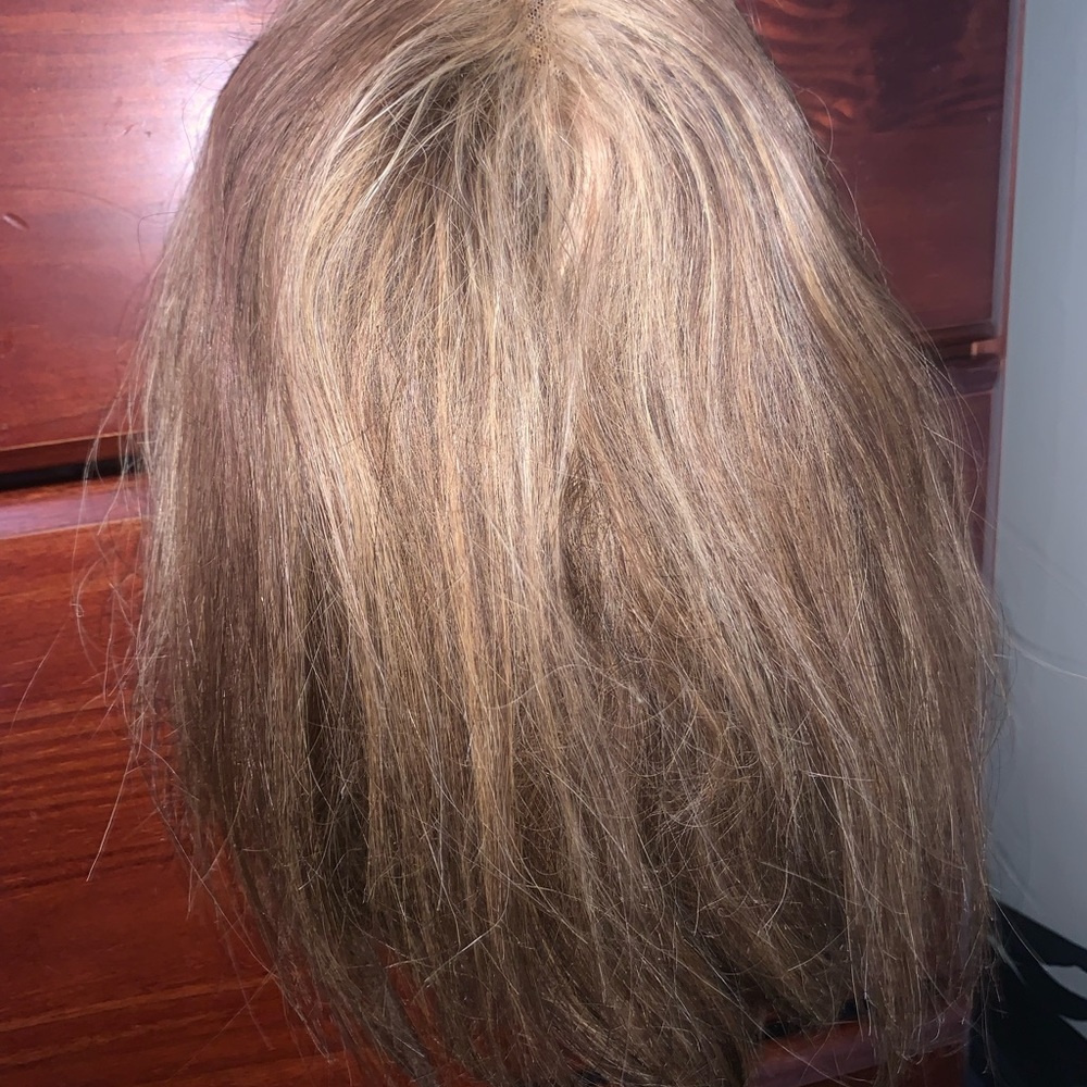 Blonde lace front synthetic wig